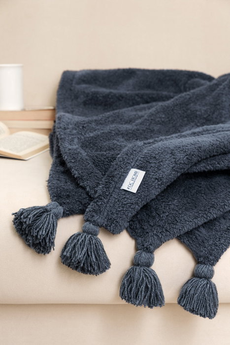L'essentiel linge de maison Manta Puffy 160 - Antracita